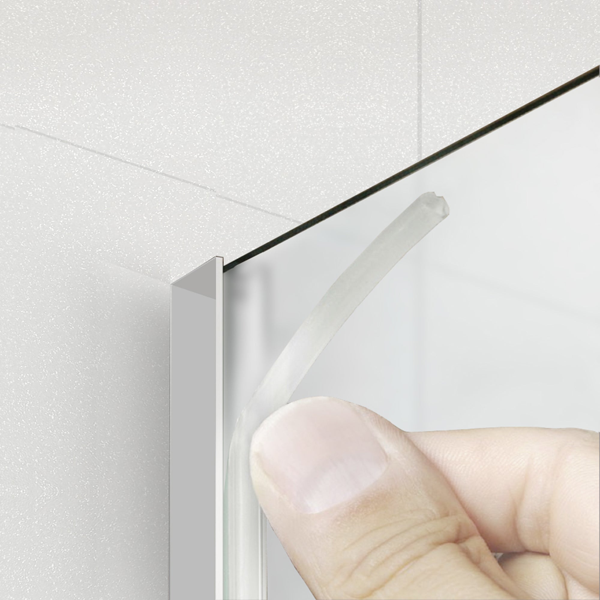 Zuhanyfal Walk-in, Zuhanyfal Rozsdamentes acél, #Matt #Matt