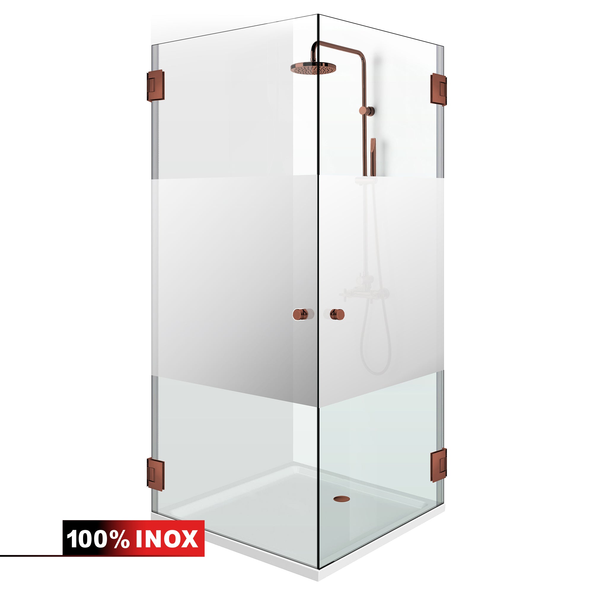 Zuhanykabin nyílóajtóval #Átlátszó