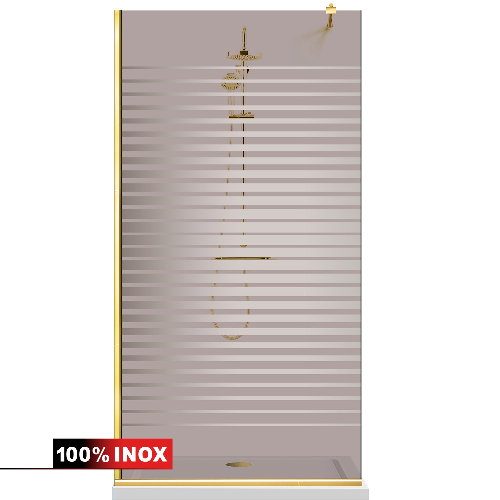 Zuhanyfal Walk-in, zuhanyfal Arany, #Bronz #Bronz