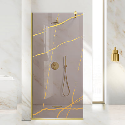 Zuhanyfal Walk-in, zuhanyfal Arany, #Bronz #Bronz