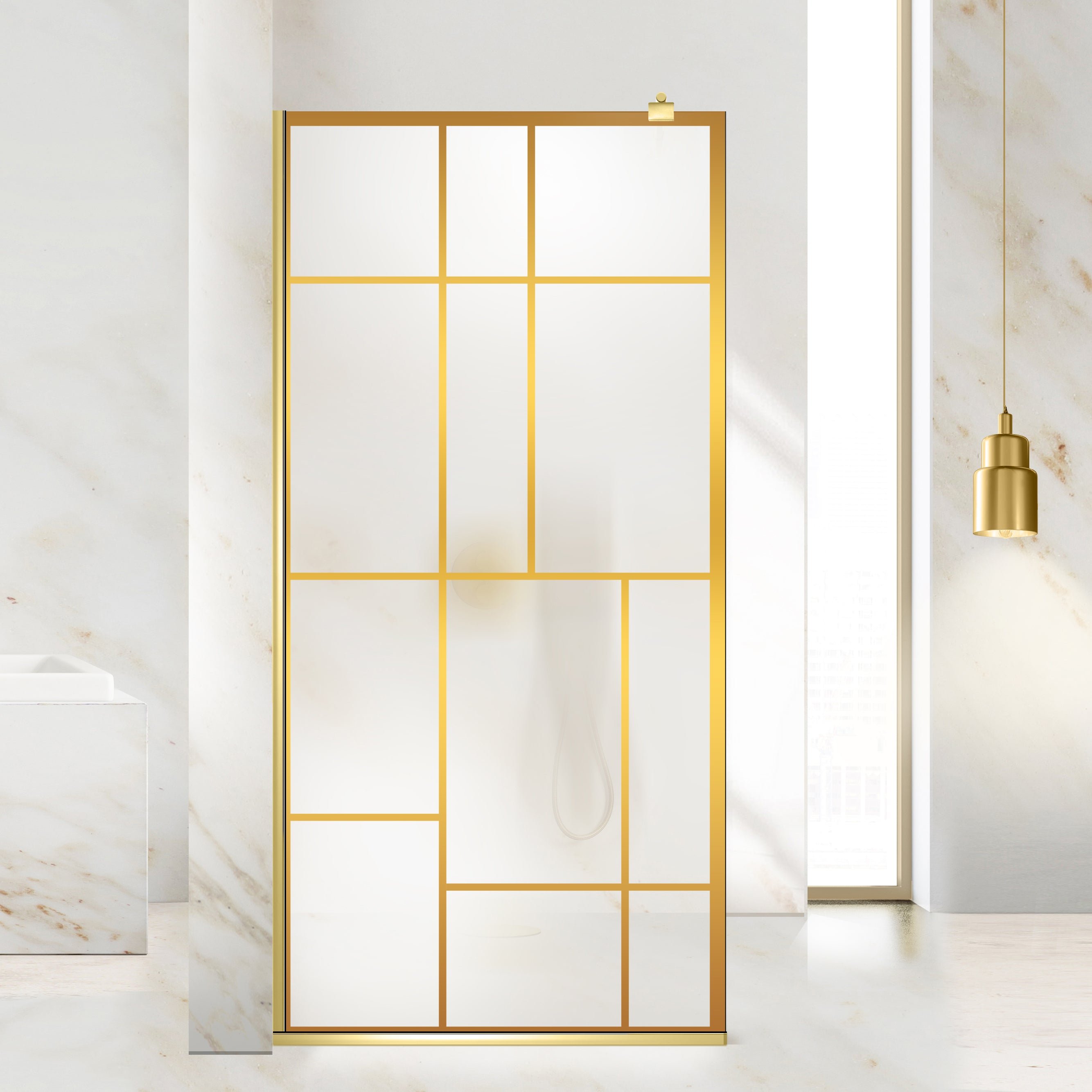 Zuhanyfal Walk-in, Zuhanyfal Arany, #Matt #Matt