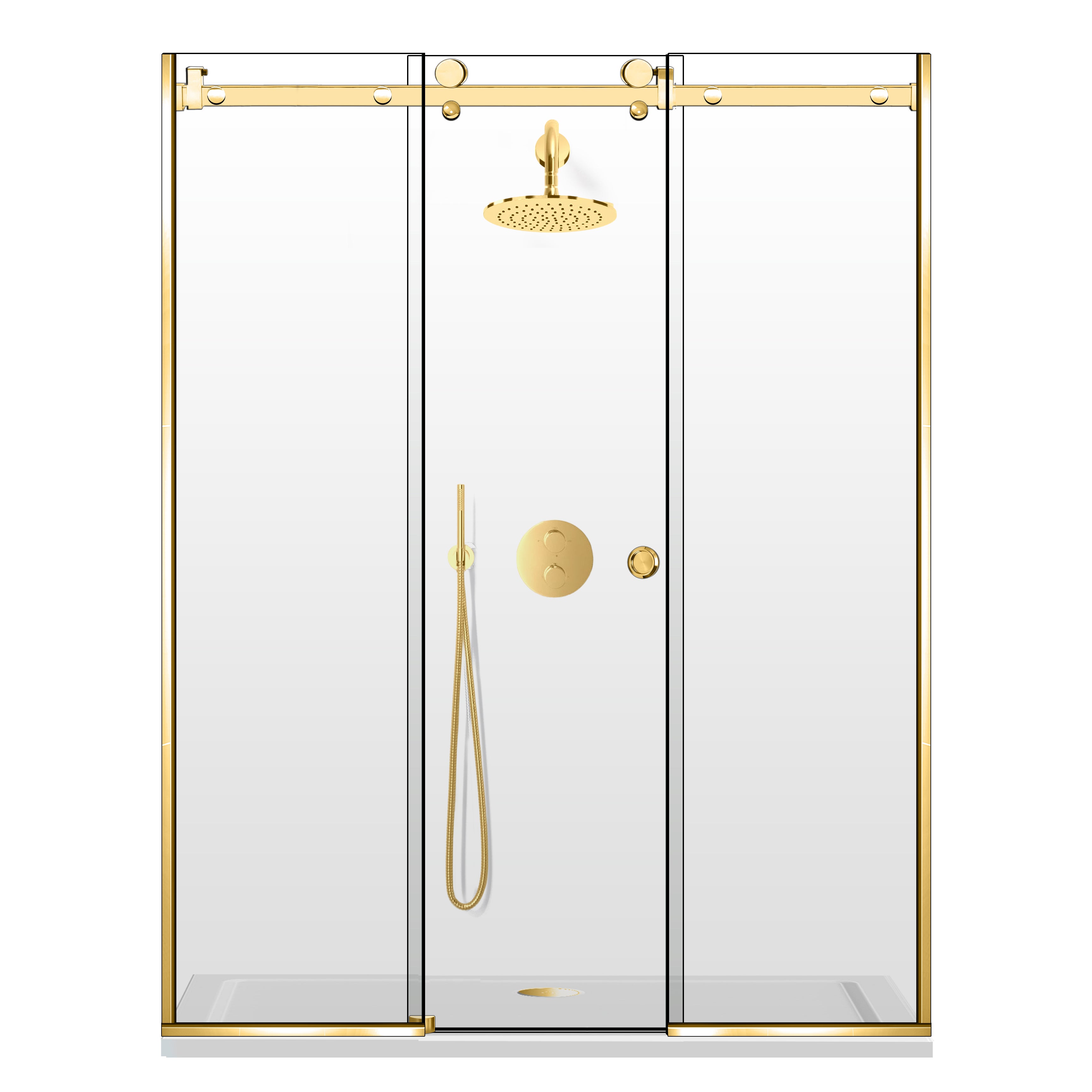 Zuhanyfal, Zuhanyajtók, Zuhanyfal #Átlátszó
