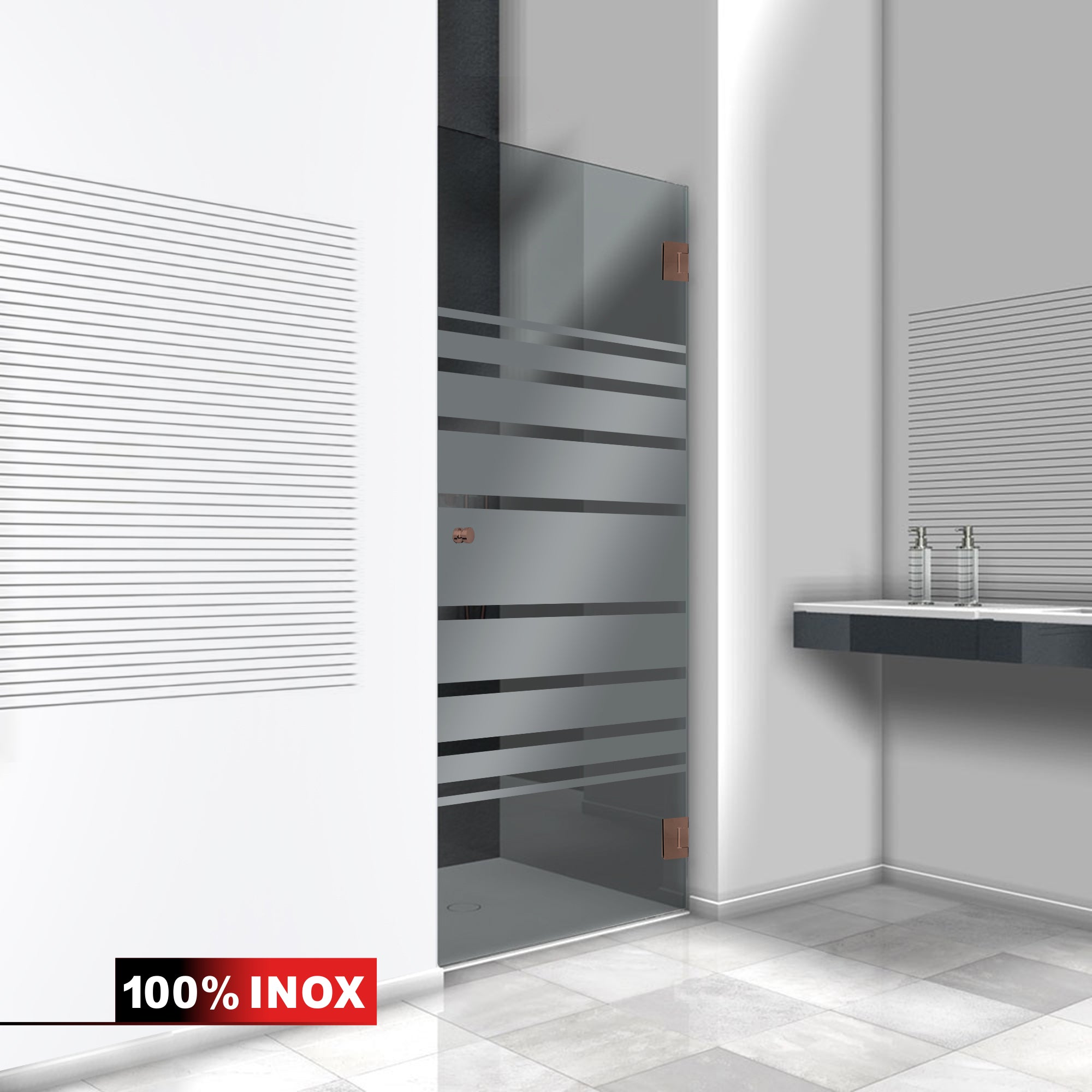 Usa dus cupru #Gri