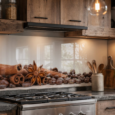 Nyomtatott üveg konyhai falburkolat #3012
