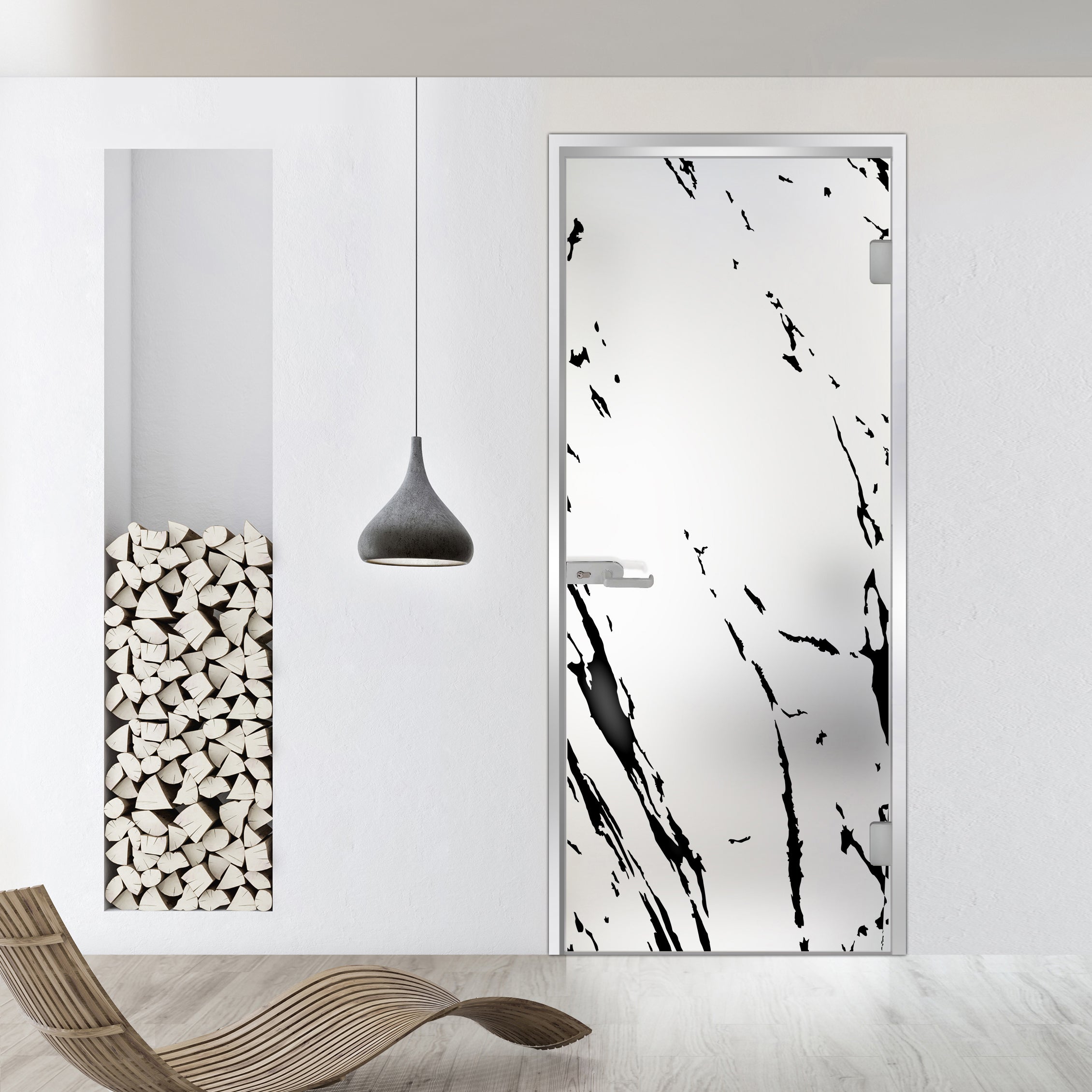 Tokos üvegajtó #Matt