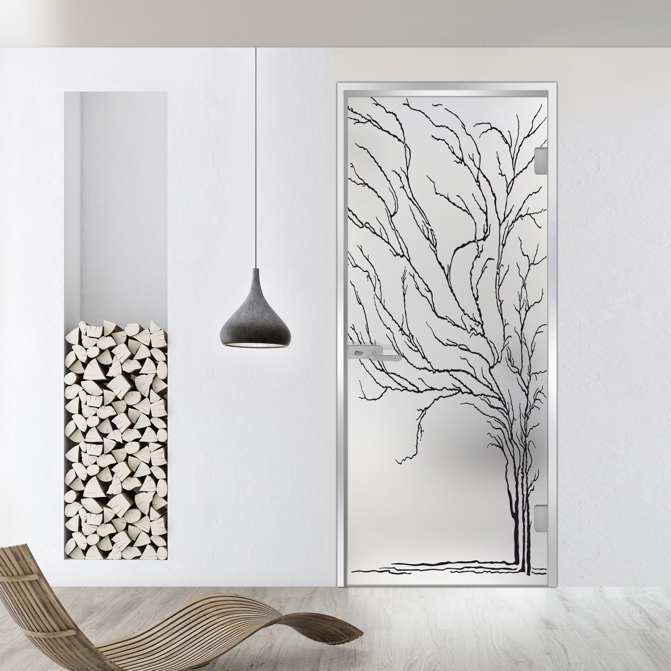 Tokos üvegajtó #Matt