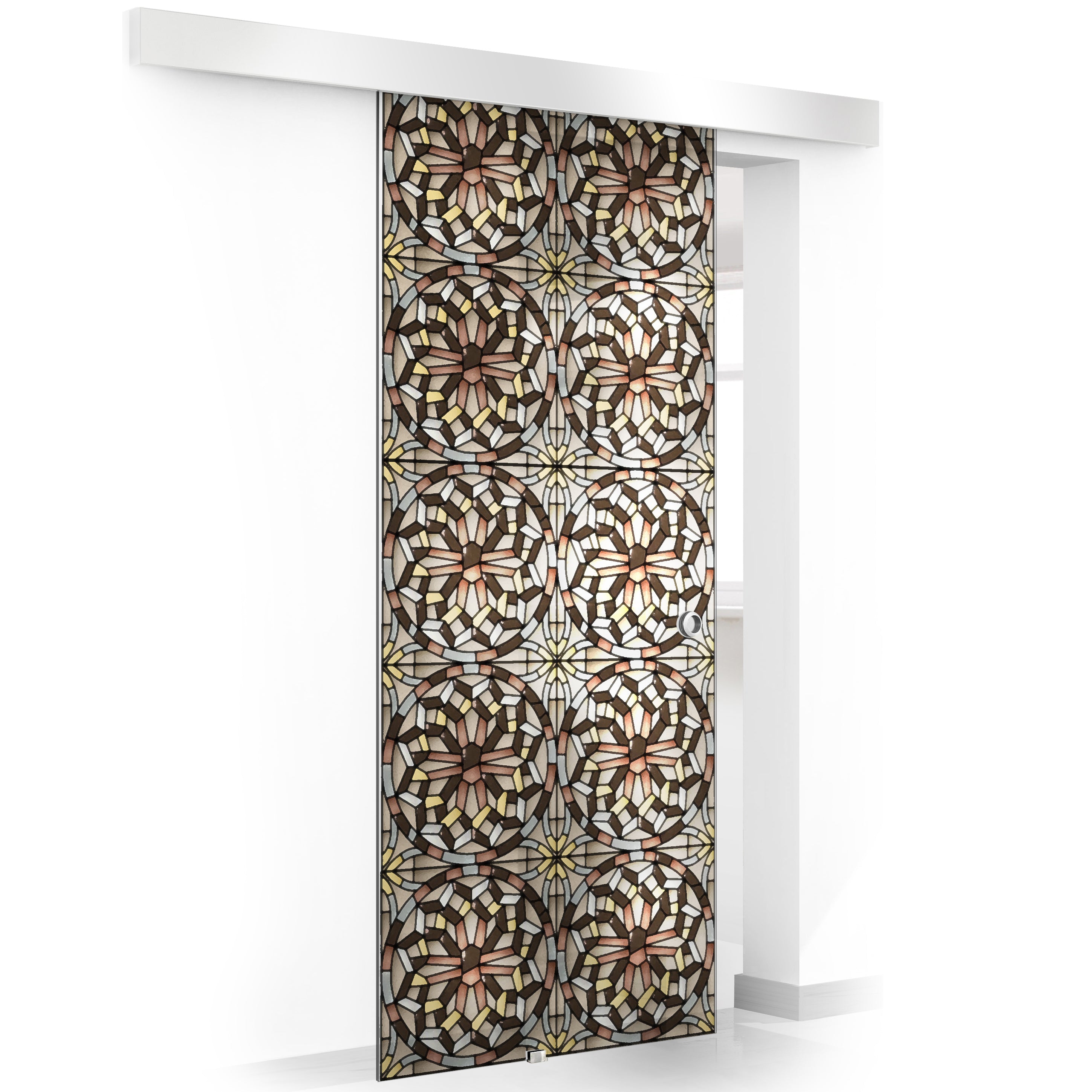 Ólomüvegajtó, Toló üvegajtó #Átlátszó