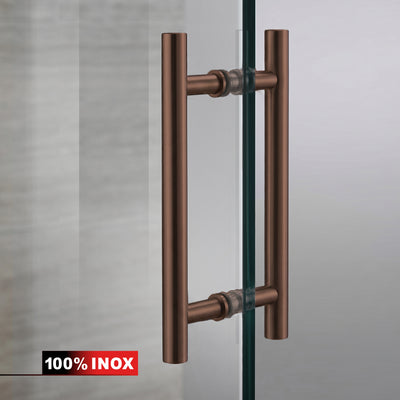 Nyíló üvegajtó réz, #Átlátszó