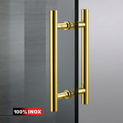 Nyíló üvegajtó arany, #Szürke