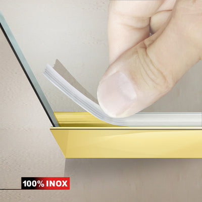 Cabina dus cu 3 elemente cu usa batanta