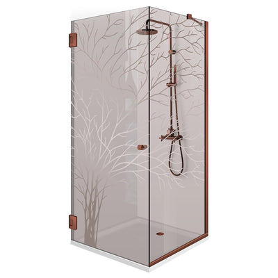 Cabina dus cu usa batanta #Bronz